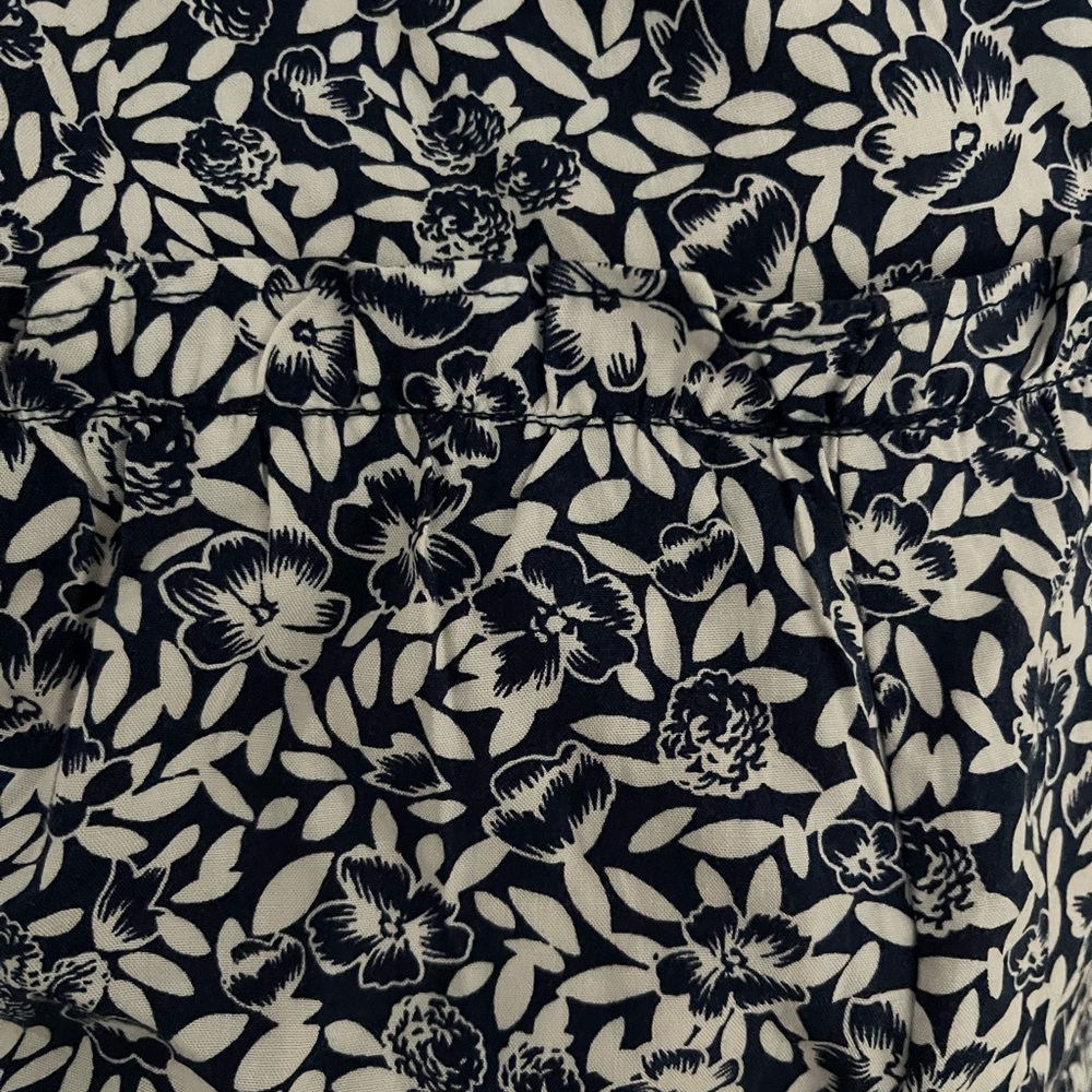 J.Crew Factory V-neck ruffle tiered dress - Picture 7 of 8